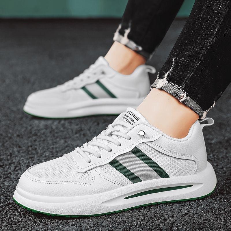 

Summer men s shoes, breathable, casual, platform, versatile mesh shoes, student shoes, white shoes, board shoes, sneakers, trendy shoes, daddy shoes 44