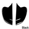 For Honda For Civic 2016- Rear View Mirror Cover Mirror Cover Horn Shape ABS Gloss Black Side Mirror Cover Rearview Caps