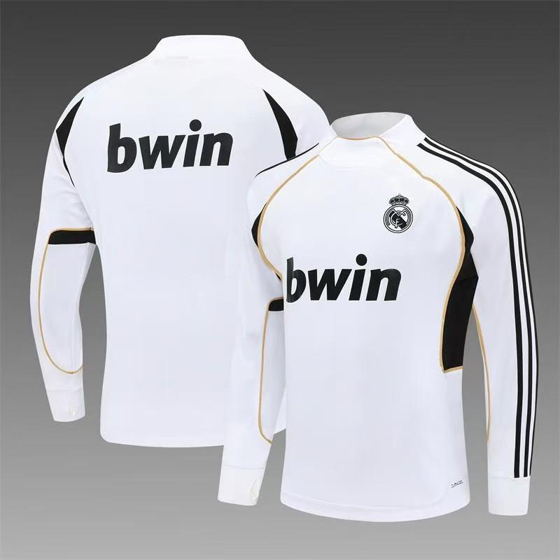 Retro Football Training Jersey Long Short Sleeve Team Sports Shirt Men Women