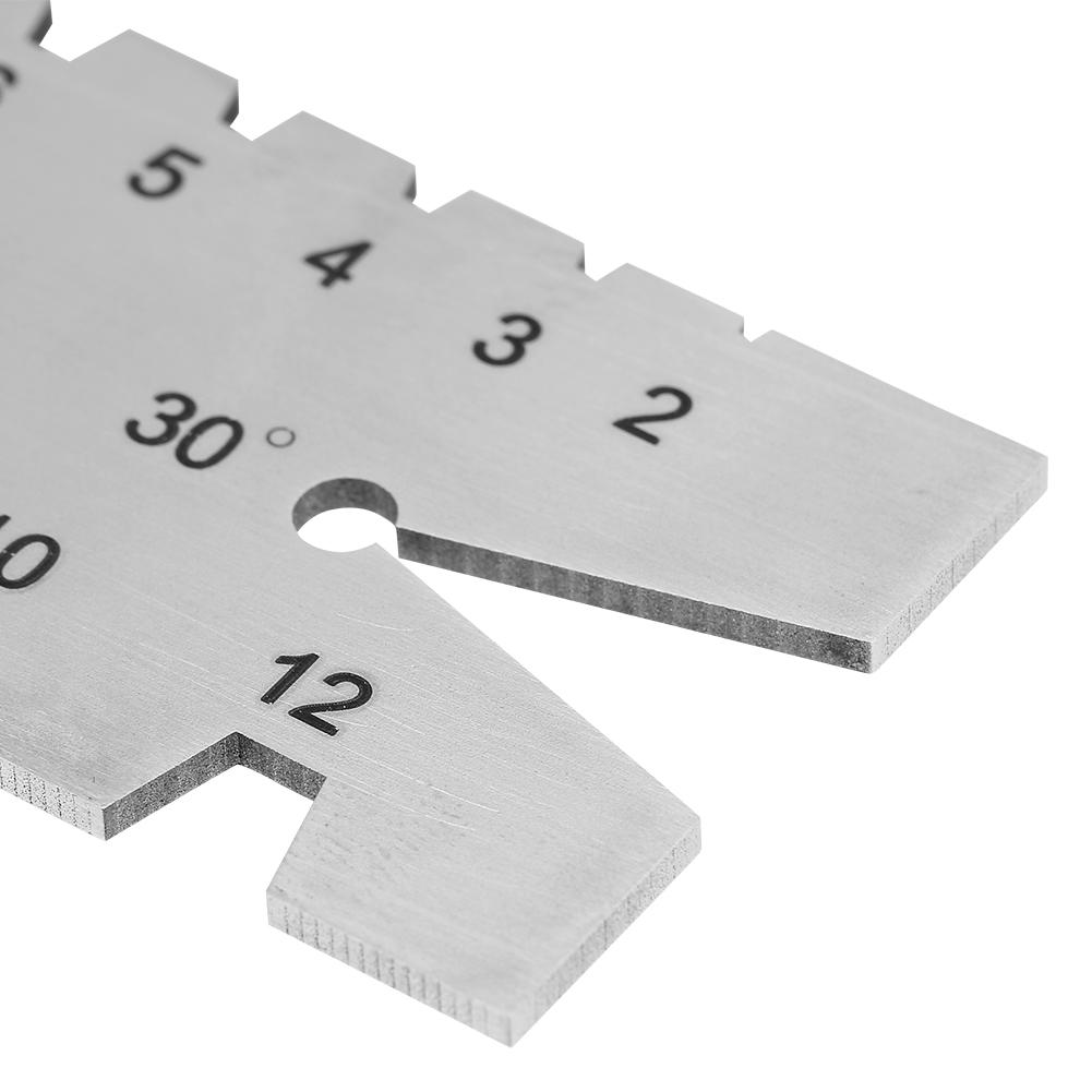 1pc Stainless Steel Screw Thread Gauge 30 Degree Grinding Gage Inspection Tool