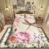 Homewish Flying Butterfly Duvet Cover SetChic Flower For Teens Bedding SetAbstract Gradient Decor