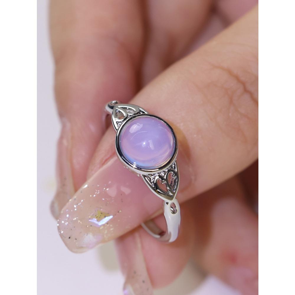 

Модный темпераментный полукруглый полый кольцо с краем No. 13