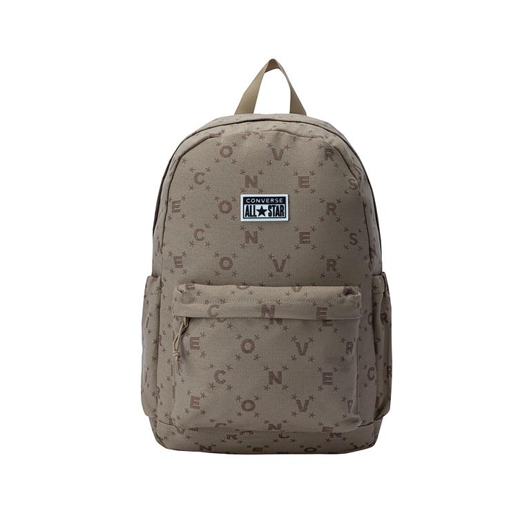 Converse Vintage Floral Print Casual Backpack Unisex Backpack Coffee-Brown CV2513025PS-002 Coffee Brown,M