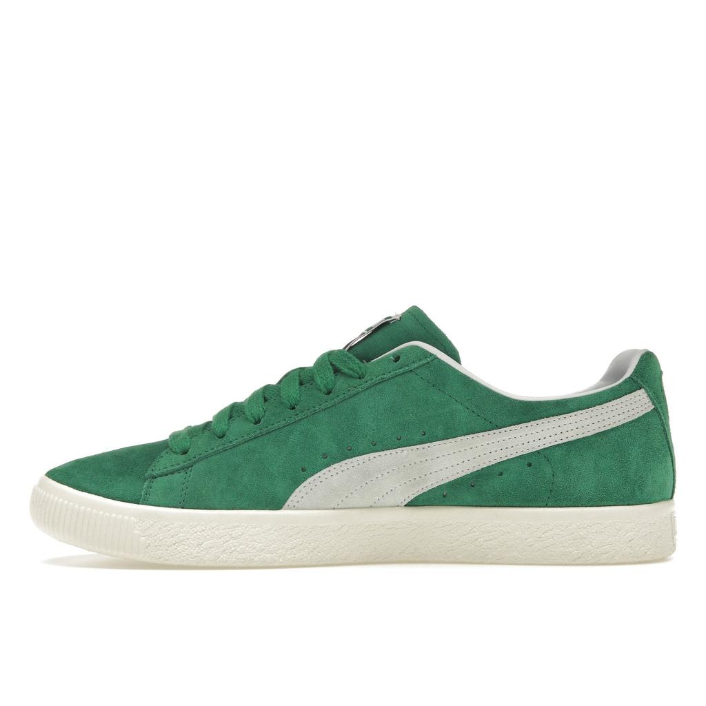 Puma Clyde OG Verdant Green Unisex Sneakers White Pristine 391962-03