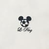 Li Ning Disney Collaboration Series Loose Fit Round Neck Graphic Print Letter T-Shirt Women tops AHSW652-1