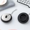 Drain Plug Chain Design Basin Sink Strainer Convenient Effective Sealed Drain Stopper for Home Bathroom
