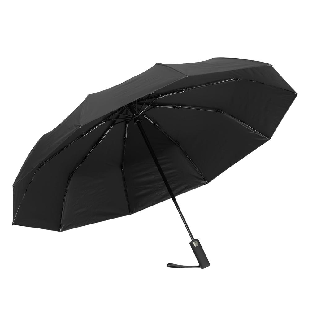 Pearl Metal Folding 10 Automatic Sun and Rain UV Reverse Folding Rainy Season Day Umbrella, 60cm, Ribs, One-Touch Open/Close, Black, Umbrella, 99.9%