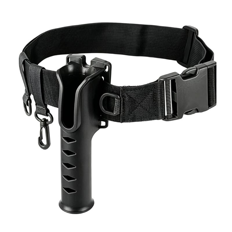 Belt Rod Holder Portable Waist Belt Fishing Rod Holder Poles Inserter Fishing Rod Fishing Rod Inserting Device Outdoors