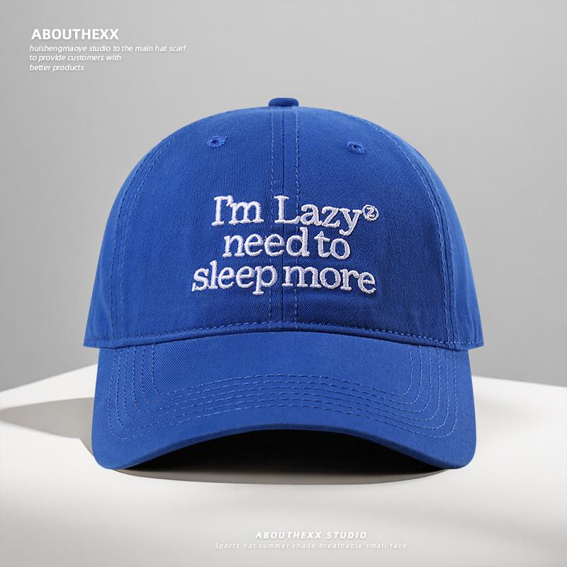 

Retro Letter Embroidered Cotton Baseball Cap For Men Women Sun Protection Casual Style синій