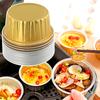 20PCS Foil Cups 8.4*6.5*3.4cm Air Fryer Aluminum Foil Bowl