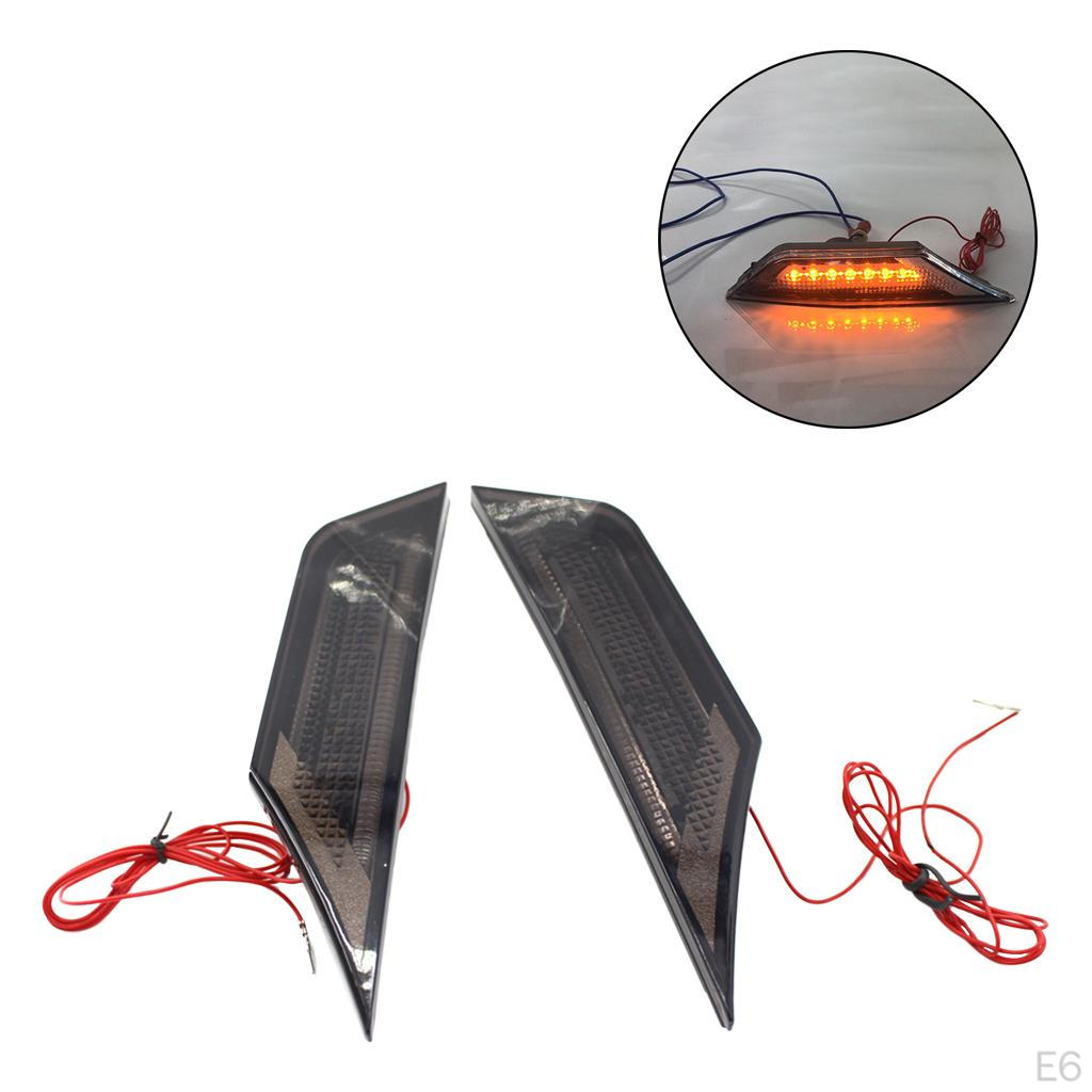 LED Lamp Sequential Lamps Indicator Side Marker Lights for 16-18, Easy To Install