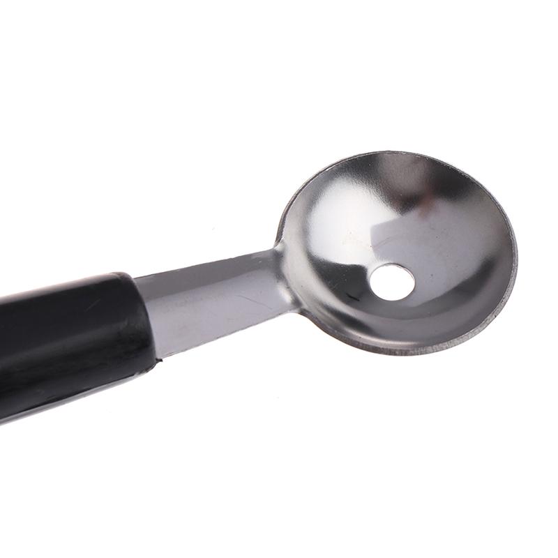 Kitchen Stainless Steal Double Ended Melon Ball Scoop Fruit Ice Cream Scooper