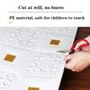 Self-adhesive Anti-collision Romantic and Warm Children's PE Foam 3D Wallpaper DIY Decorative Embossed Wall Stickers 70CM X 70CM