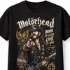 Motorhead Lemmy Born To Lose Graphic Tee Heavy Metal Unisex T Shirt
