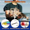 24-Piece Fishing Lure Gift Set: Soft Plastic Frog Metal Spinner Crankbait Topwater Baits Bass Pike