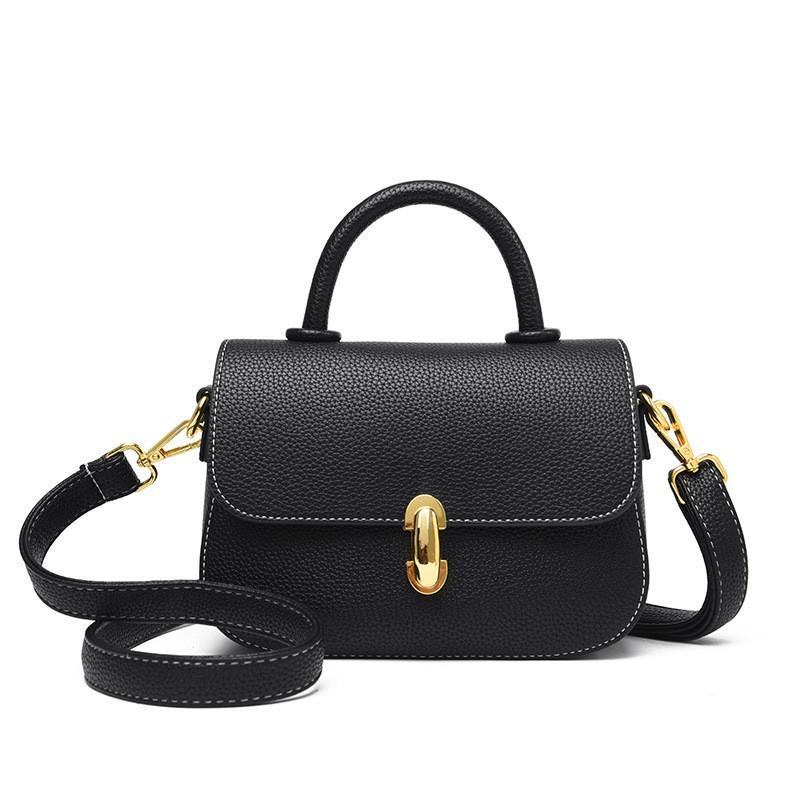Ielgy Genuine Leather Handbag High-End Diagonal Fashion Female Bag