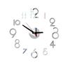 Number Wall Diy Clock 3d Mirror Sticker Modern Home Office Decor Art Decal