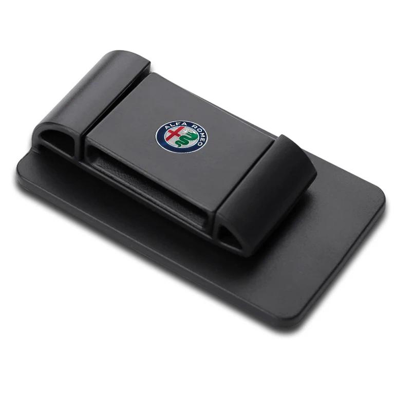 

Car Stickers For Alfa Romeo Car Seat Belt Anchor Holder Stabilizer Fastener Clip Auto Interiors For Alfa Romeo 4C 159 166 Spider матовый черный