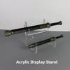 Acrylic Material Desktop Storage Rack Organizer Function Display Function Display Rack Universal Transparent Bamboo Flute Stand