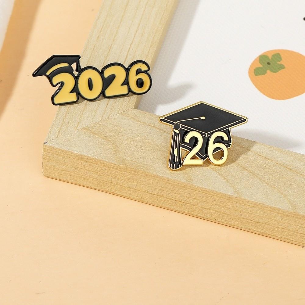 Zink Zinklegierung Doktorhut Broschen Abschlussjahrgang 2026 Doktorhut Brosche Akademische Feiern