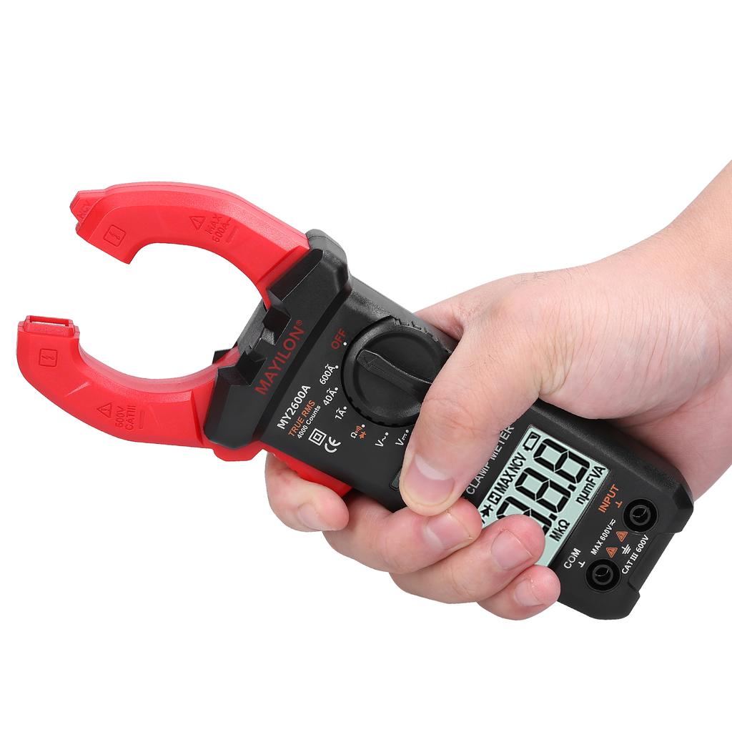 Clampmetru digital Multifuncțional 600V Tester Voltmetru Amperi Voltmetru NCV Testare rezistență curentă