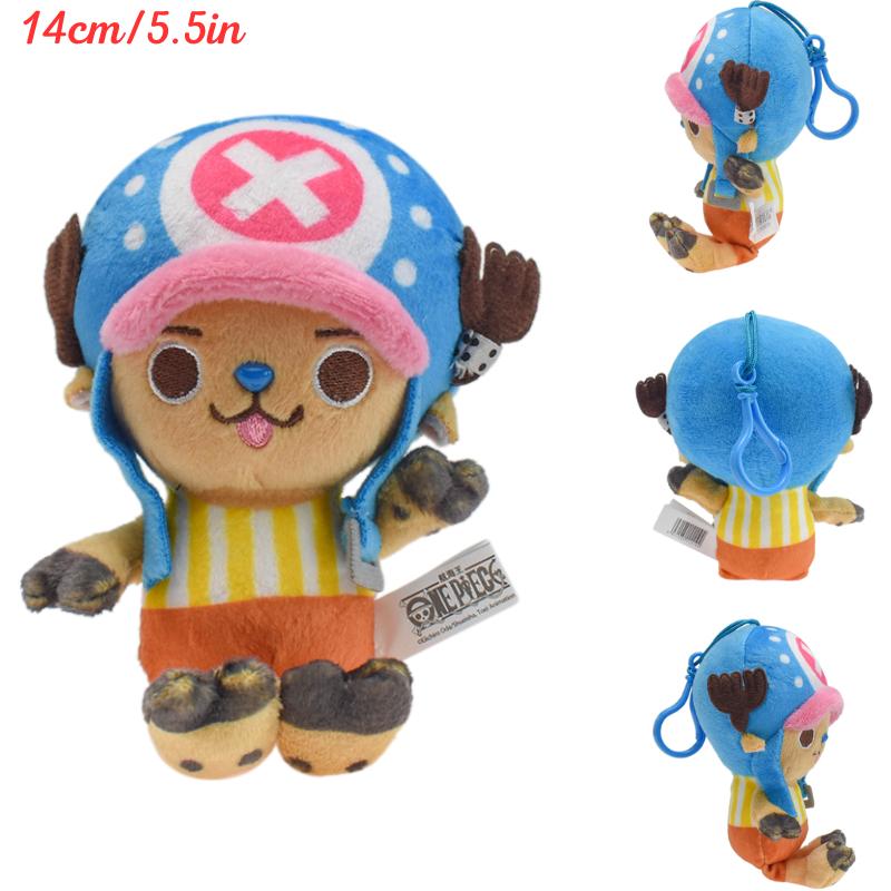 Kawaii One Piece Monkey D Luffy Tony Tony Chopper Plüsch Schlüsselanhänger Spielzeug Niedlich Anime Vinsmoke Sanji Sabo Portgas D Ace Plüschpuppen