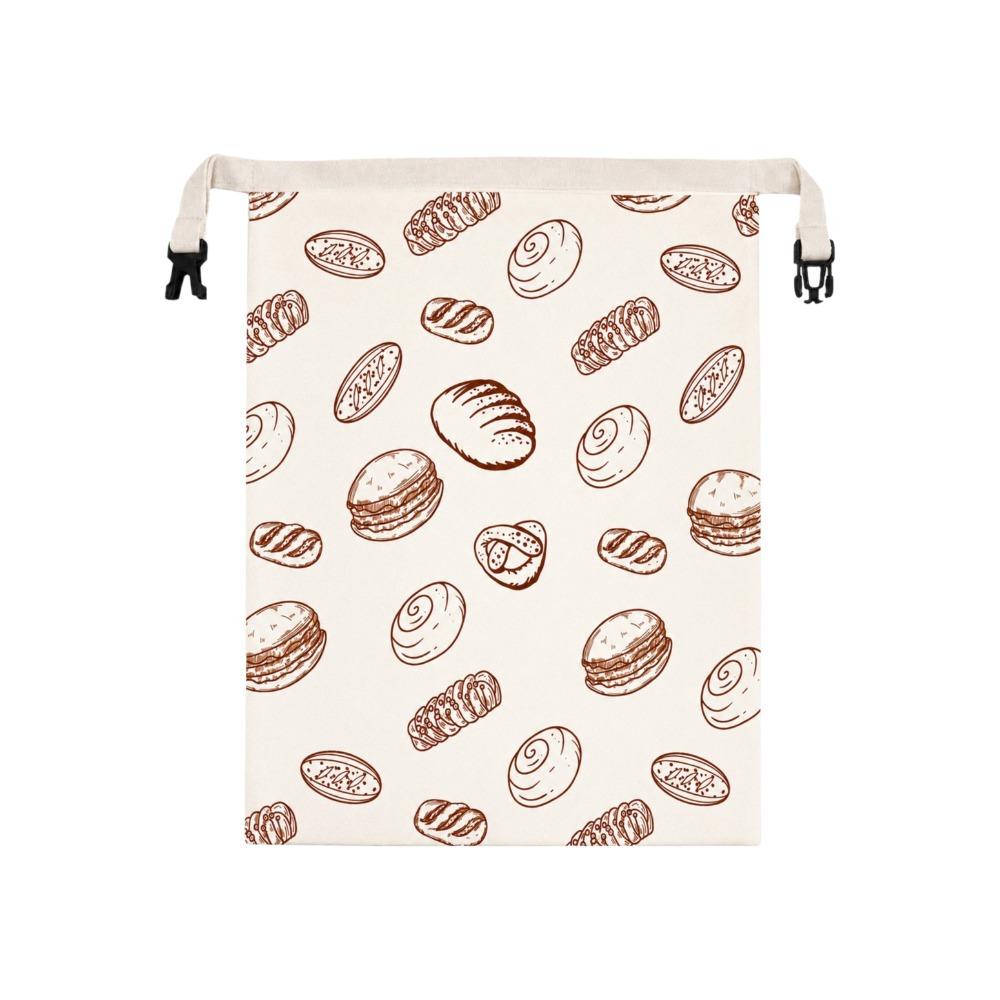 1PC 43*33cm Beeswax Bread Bags Reusable Cotton Fresh-Keeping Bread Bags Portable Beeswax Coated Sourdough Bread Bags