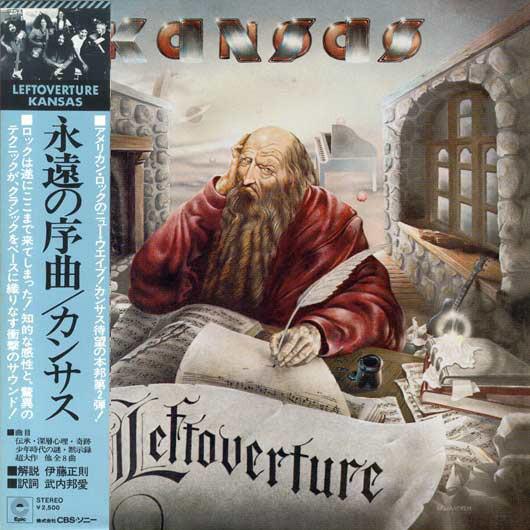 LP Record KANSAS  Leftoverture 25AP311 EPIC 1976 Japan Obi Rock Used
