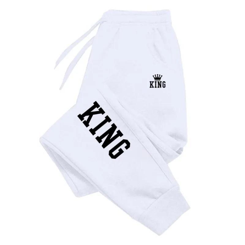 Women Men Casual Printed Long Pants Outdoor Fashion Loose Fitness Jogging Sports Sweatpants Drawstring Fleece Pocket Sweatpants