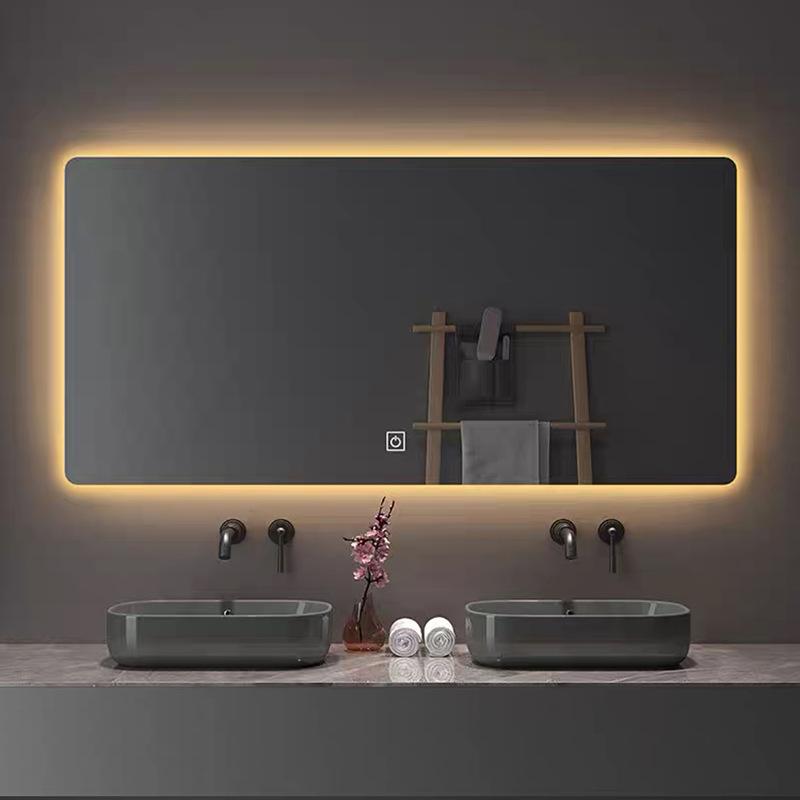 Modern Minimalist Multifunctional Smart Bathroom Mirror with Defogging and Light
