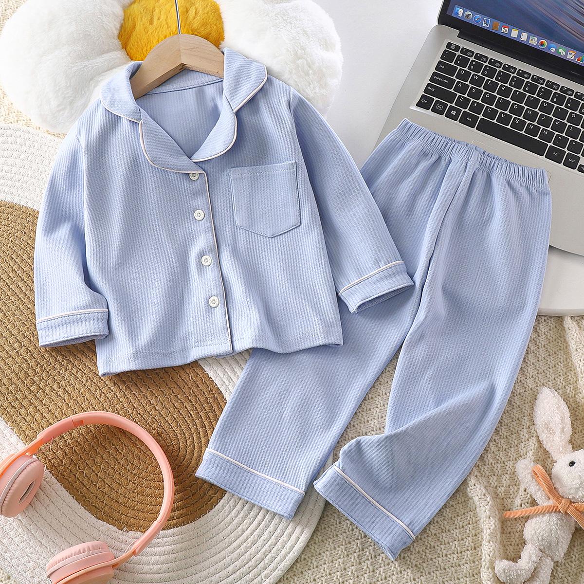 

Детский осенний теплый пижамный комплект из немецкого бархата - Кардиган для мальчиков и домашняя одежда для девочек для кондиционирования воздуха 140cm