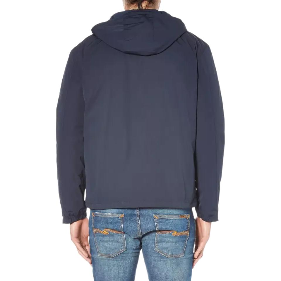 Polo Ralph Lauren FW24 Pony Logo Embroidered Zip-Up Hooded Long Sleeve Down Jacket Men outerwear Navy-Blue MNPOOTW16021476-410