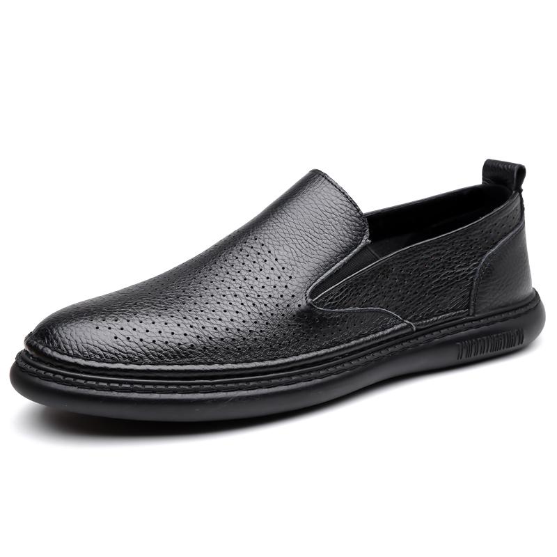 Fashion Luxury Fashion New Men's Patent Leather Slip On Breathable Leisure Shoes Loafers Male Sneakers Tenis Masculino Zapatos Hombre