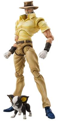 Medicos Super Figure Movable Bizarre Adventure Part Joseph Joestar Iggy 150mm 35mm PVC ABS Nylon Painted Movable Figure "JoJo's 3" & Approx. & & &