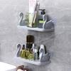 Swan Hanging Storage Rack Wall Mounted Kitchen Bathroom Seasoning Bottle Cosmetics Organizer Holder Shelf