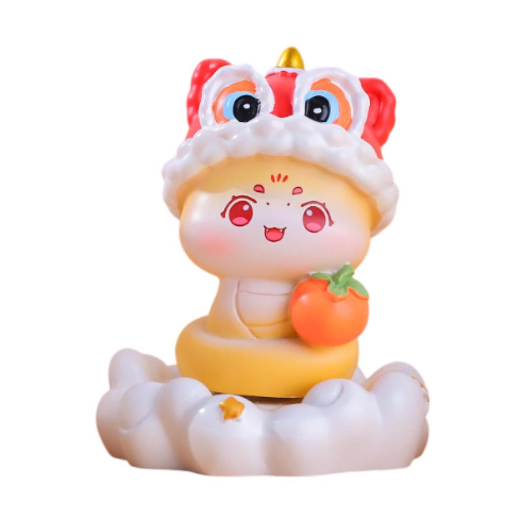 Chinesisches Neujahr Schlangenfigur Jahr der Schlange Skulptur Chinesischer Stil, Neujahrsdeko für Zuhause Schrank Schlafzimmer