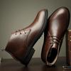 Men Boots Winter New Luxury Men Shoes Genuine Leather Casual shoes Fashion British Style High-top Chelsea Boots Business shoes
