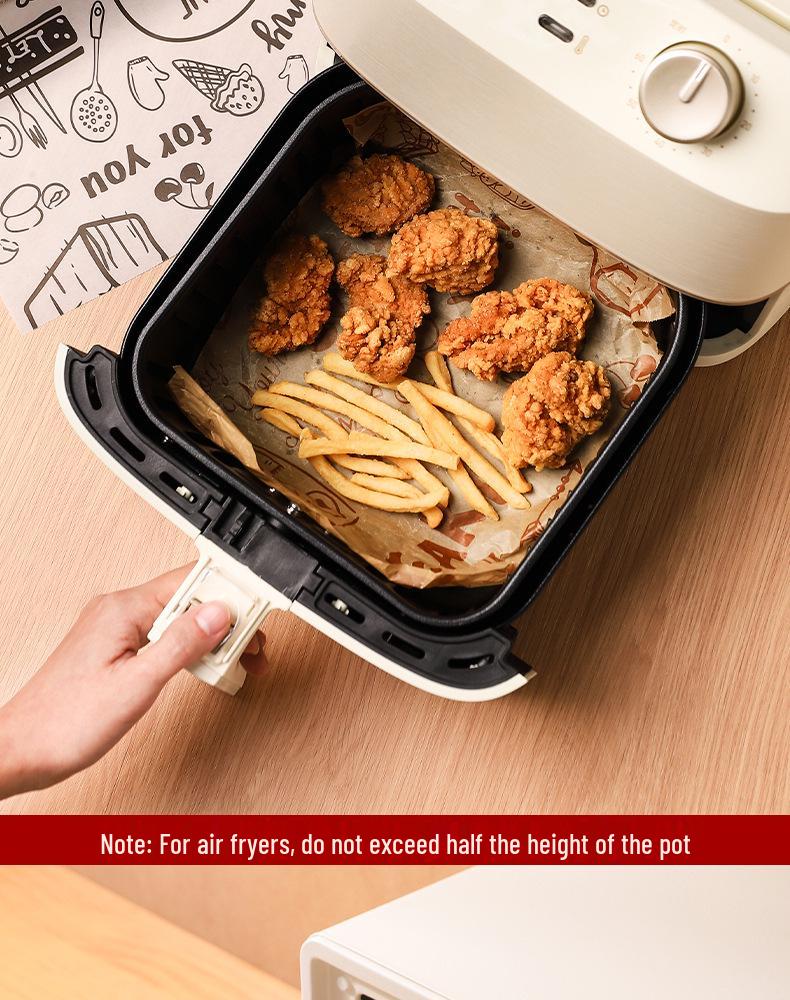 Silikonová podložka pohlcující olej do horkovzdušné fritézy a trouby