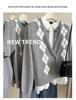 Women's 100% Wool Cashmere Cardigan, Round Neck, Loose Knit, Soft Thickened Coat for Autumn/Winter.
