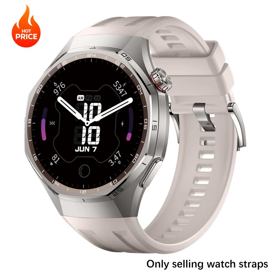 No Gaps Silicone Strap for Huawei Watch GT6 Pro 46mm Offical Soft  Adjustable Sport Straps for GT6Pro 46mm Quick Release Band