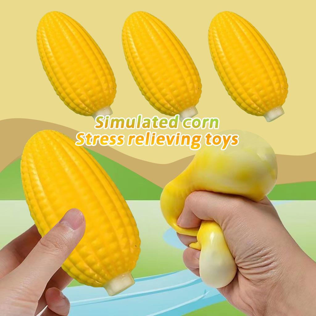 Simulation Food Corn Squeezing Fun Cute Decompression Squeezing Toy Vent Relaxation Feel Super Soft