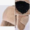 Cold-proof Plush Ear Protection Hat Windproof Ski Hat Fashion Cycling Warm Hat  For Women Men