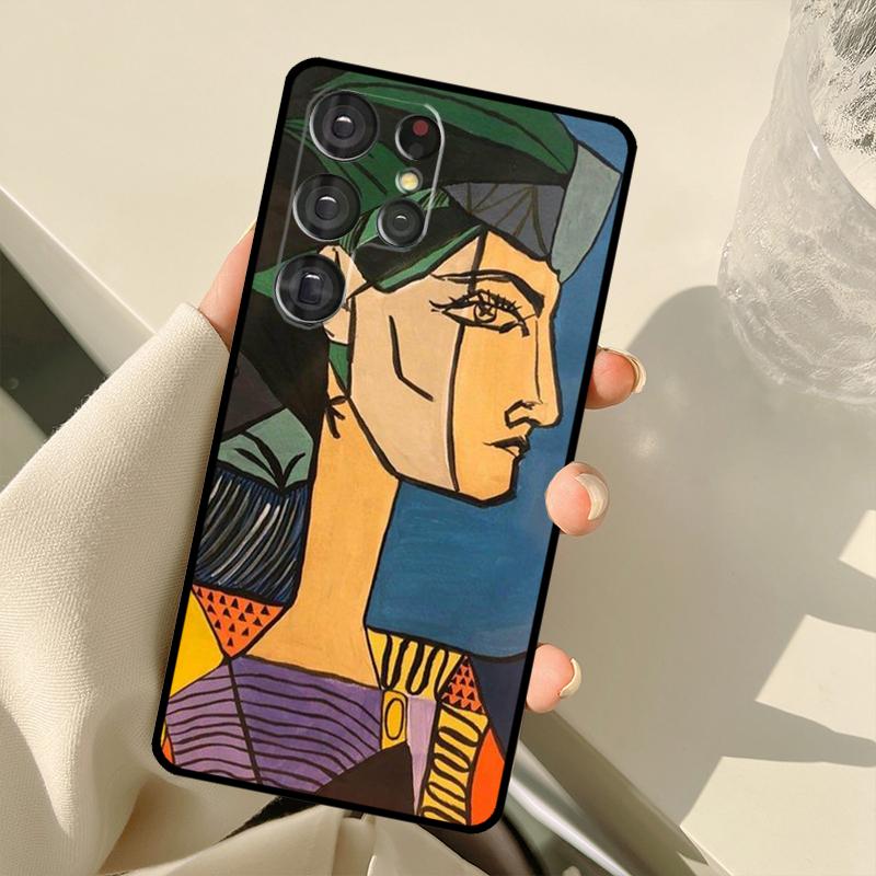 Painting Picasso Abstract Art Case For Samsung Galaxy S25 Ultra S21 S22 S23 S24 Ultra S9 S10 Plus S20 FE S25 FE Back Cover