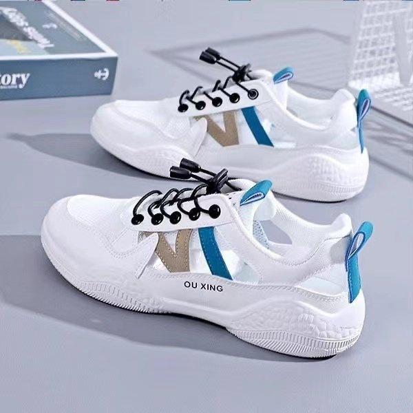 

Little white shoes women s 2025 summer new hollow thin mesh shoes with skirts versatile sports bag head hole sandals 35