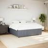 Bed Frame without Mattress Dark Grey 180 x 200 cm Velvet