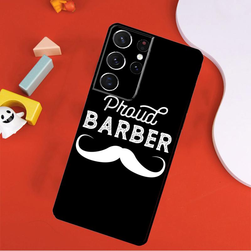 Hairdresser Barber Scissors Phone Case For Samsung Galaxy S25 Ultra S9 S10 S20 S21 FE S22 S23 S24 Plus S24 Ultra Cover