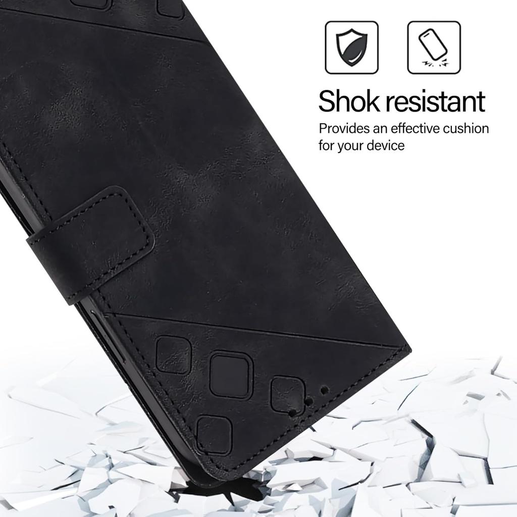 Husă pentru Motorola E14 4G, Husă tip portofel din piele PU, Suport pentru carduri de credit Suport Kickstand Protecție magnetică anti-șoc Flip Husă de telefon pentru bărbați Femei Doamnă pentru