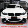 For BMW 3 Series GT F34 2013-2020 M Sport Version Tuning Accessories Front Splitter Bumper Lip Air Deflector Decoration Tuning