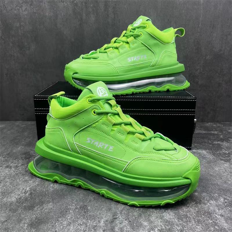 

Распродажа Осень Новый тренд Толстые подошвы Увеличение Daddy Shoes Вся повседневная обувь Кроссовки 43 зелёный