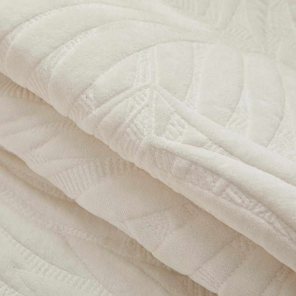 New Leaf Velvet Sofa Pute Vinter Plysj Sofa Pute Pastoral Style Sklisikkert Sofatrekk Ryggstøtte Håndkle Sofatrekk